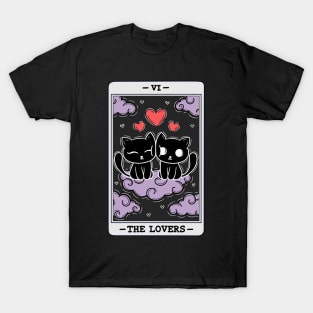 The lovers tarot cats T-Shirt